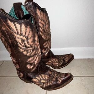 Pink Corral boots- Snip Toe